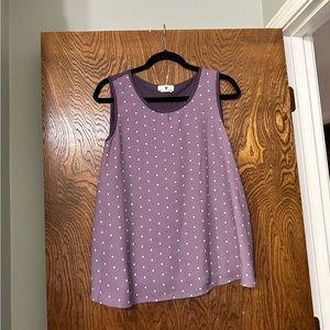 Betsey’s Boutique Purple Dot Multimedia Tank